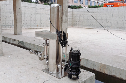 汨羅雨水調(diào)蓄池智能噴射器現(xiàn)場(chǎng)安裝視頻案例